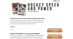Desktop Screenshot of hockeyspeedandpower.com